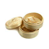 Ken Hom 2-Tier Bamboo Steamer Basket 20cm, UK version