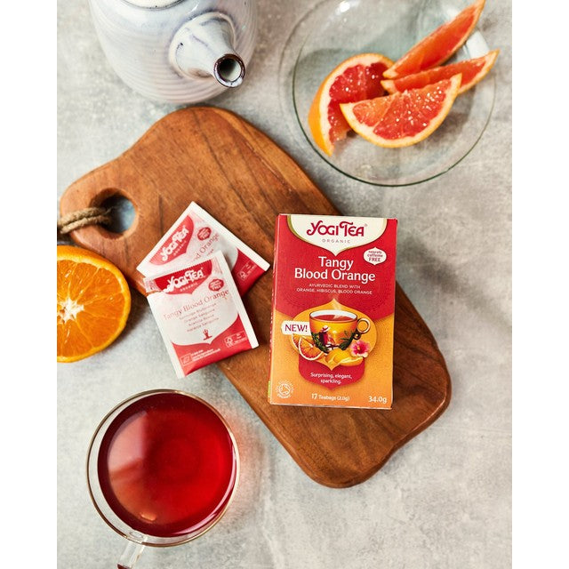Yogi Tea Tangy Blood Orange Organic herbal tea (British brand)