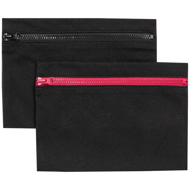 M&S cotton rich period travel bags black mix, imported from the UK