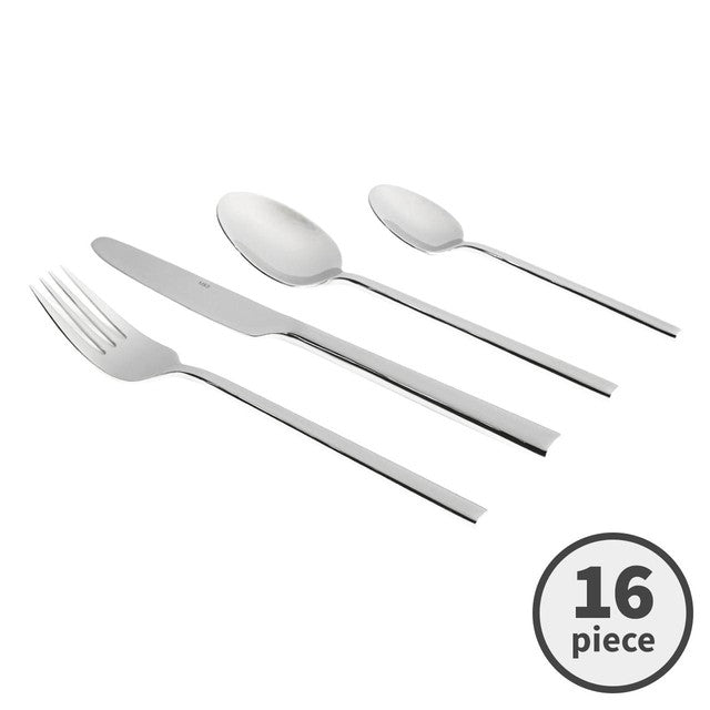 M&S Manhattan Cutlery Set 16-piece stainless steel, imported from the UK