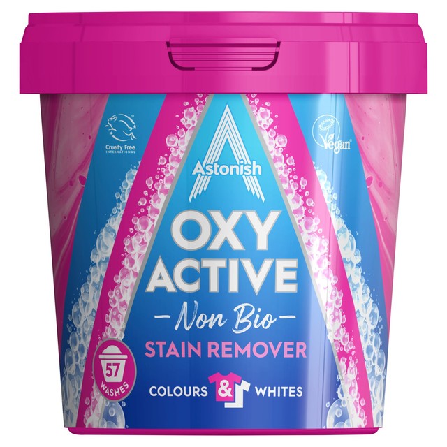 Astonish Oxy Active stain remover powder 1.25kg - British product