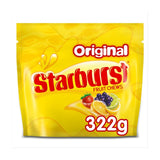 Starburst vegan fruit flavoured chewy sweets 322g (British brand)