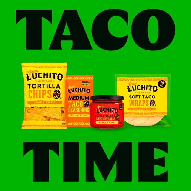 Gran Luchito medium jalapeno and cumin taco seasoning mix 28g, UK version