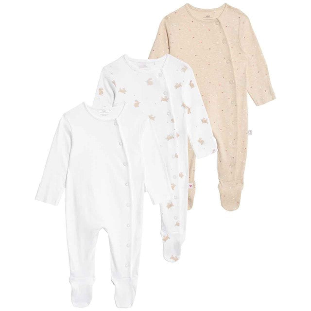 M&S light pink bunny sleepsuits 18-24 months, imported from the UK