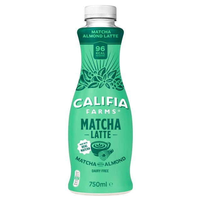Califia Farms matcha latte almond drink 750ml - British product