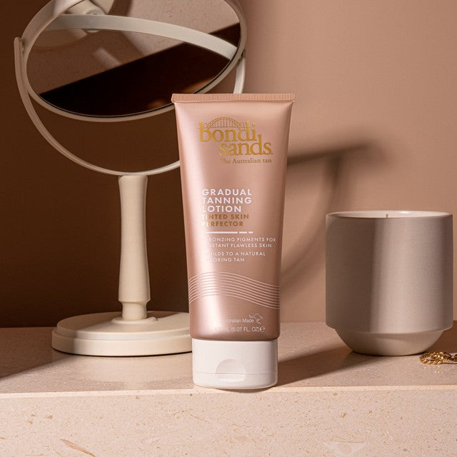 Bondi Sands Skin Perfecting gradual tan lotion 150ml, imported from the UK
