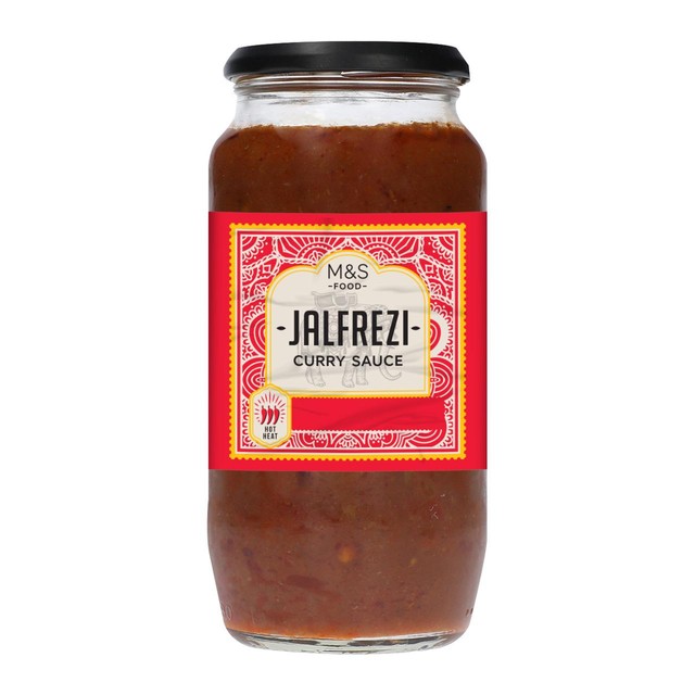 M&S Jalfrezi curry sauce 500g, imported from the UK