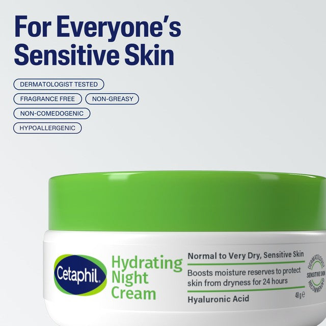 Cetaphil hydrating night cream 48g - British product