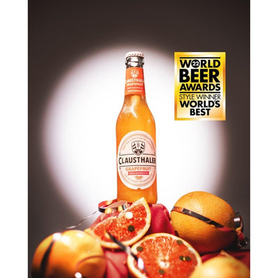Clausthaler Grapefruit Radler Alcohol Free Beer 330ml