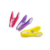 Addis clothes pegs with soft grip mixed colours pack of 18 - British product