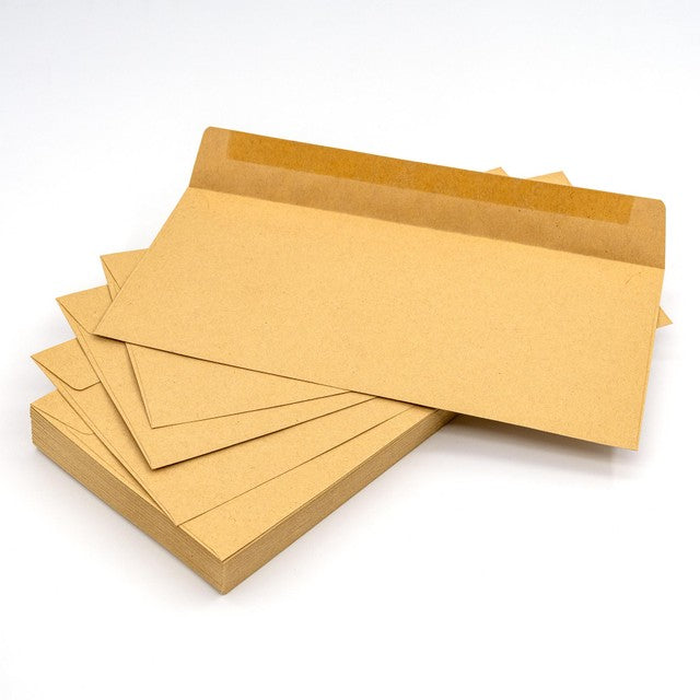 Pukka Pads DL Manilla Gummed Envelopes 50 pack, imported from the UK