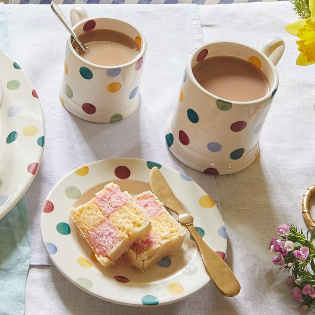 Emma Bridgewater Polka Dot plate 8 1/2 inch - British product