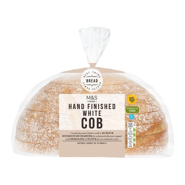 M&S Hand Finished White Cob 450g, imported from the UK