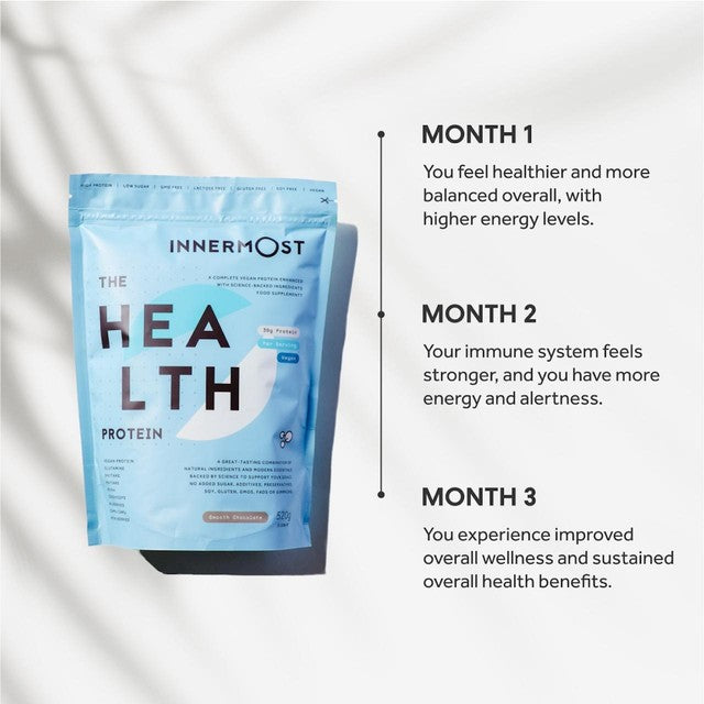 Innermost vegan protein powder chocolate 520g, UK version