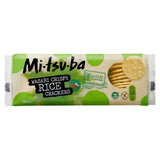 Mitsuba wasabi crispy rice crackers 100g, imported from the UK