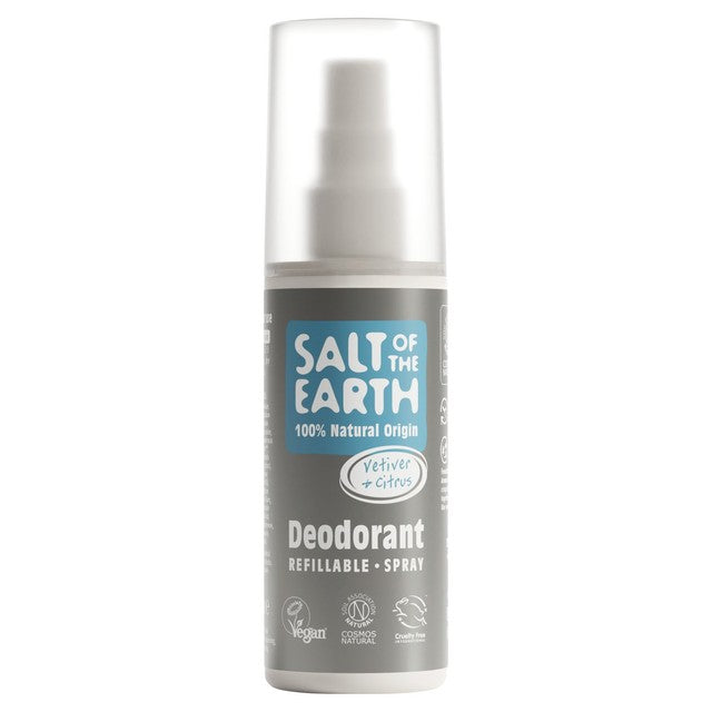 Salt of the Earth Vetiver & Citrus deodorant spray 100ml (British brand)
