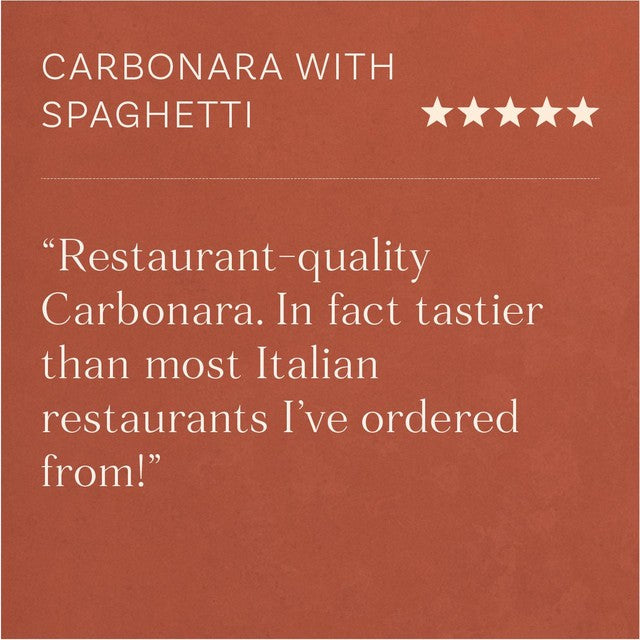 Pasta Evangelists Carbonara Meal Kit 565g, imported from the UK