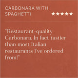 Pasta Evangelists Carbonara Meal Kit 565g, imported from the UK