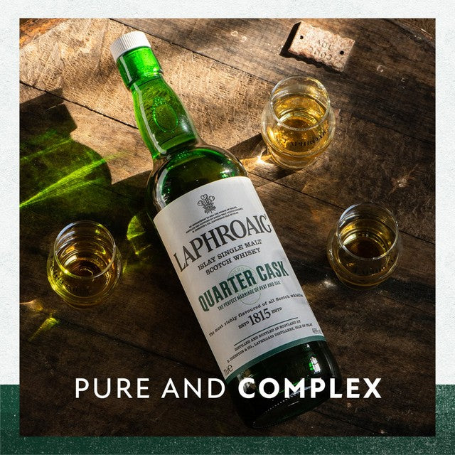 Laphroaig Quarter Cask single malt Scotch whisky 70cl, UK version