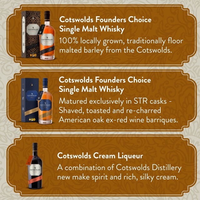 Cotswold Distillery Whisky Cream Liqueur 70cl - British product