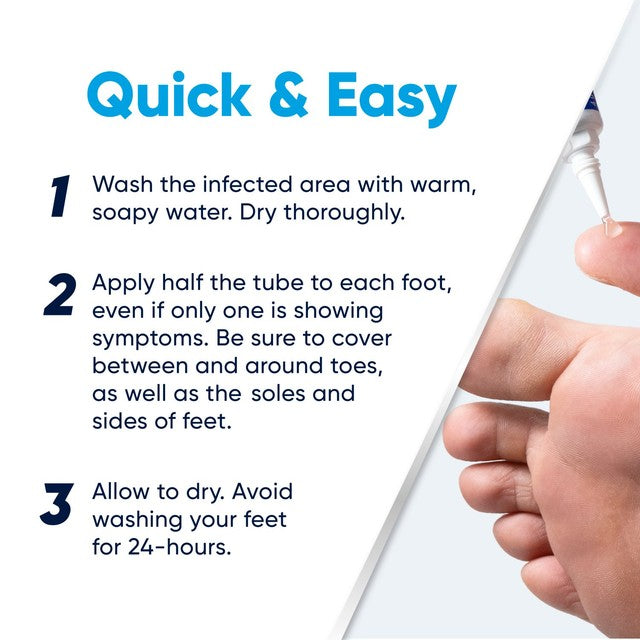 Lamisil Once athlete's foot antifungal treatment 4g, UK version