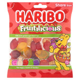 Haribo fruit flavour gums sharing bag with natural colours, UK version