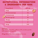 Goodies strawberry and date fruit bars multipack - British product