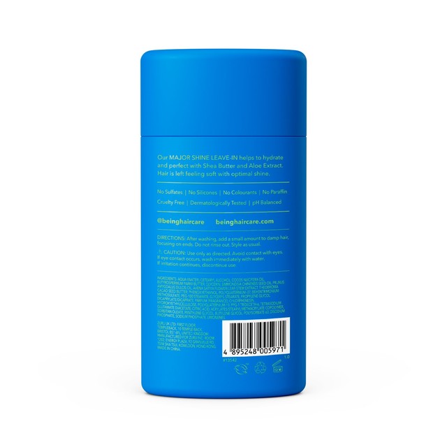 Being Major Shine Hydrating Leave-In Conditioner, UK version