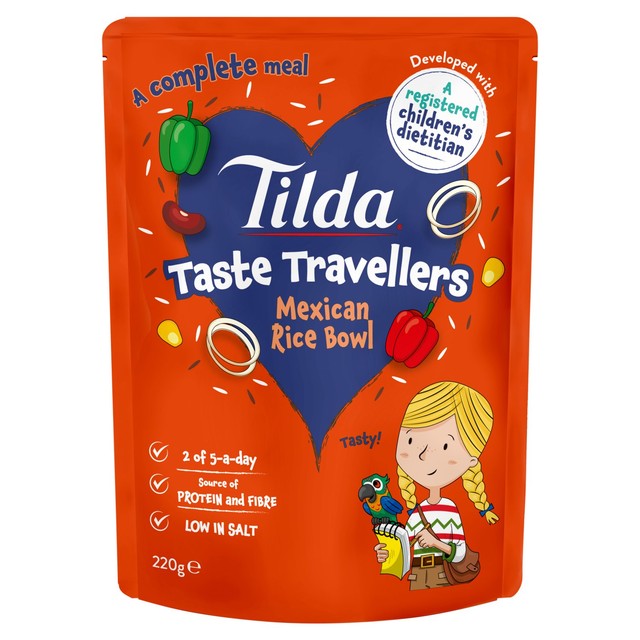 Tilda Kids Mexican Rice Bowl 220g (British brand)