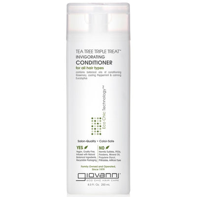 M&S Giovanni Natural TeaTree Invigorating Conditioner Vegan Conditioner 250ml- Buy online at McGrocer