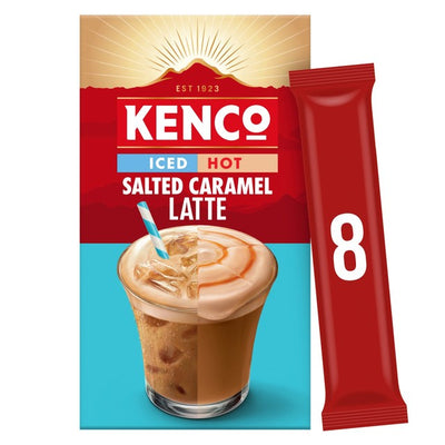 Sachets de Café Instantané Kenco Salted Caramel Hot Latte 162,4g