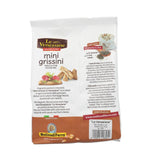 Le Veneziane gluten-free sesame and chia grissini breadsticks 250g, UK version
