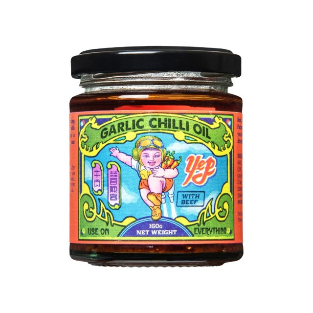 Yep Kitchen chilli oil with beef biltong - British product