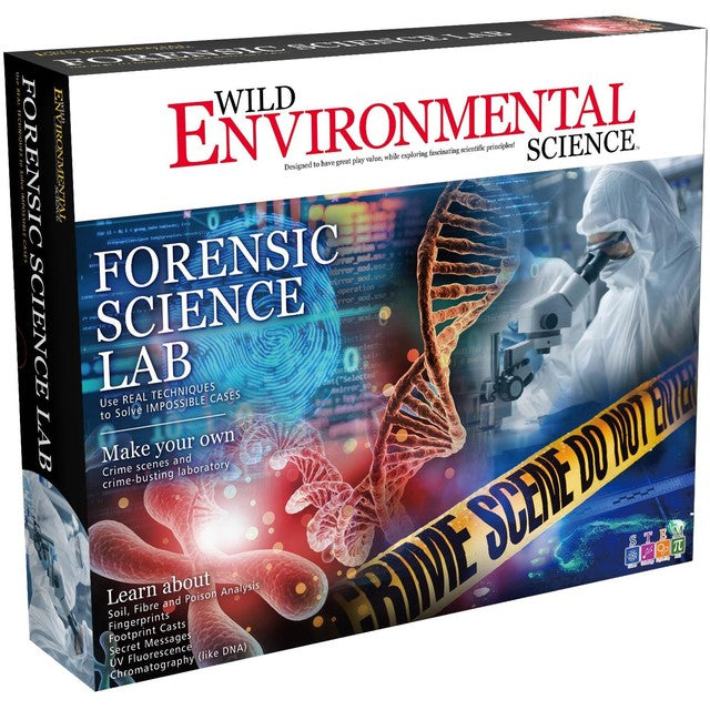 Wild Science forensic science lab kit, UK version