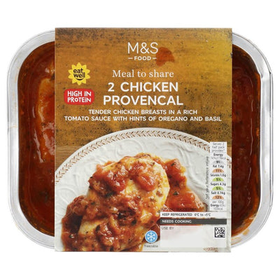 M&S M&S Chicken Provencale Tomato Oregano Basil Sauce Chicken Meal 345g- Buy online at McGrocer