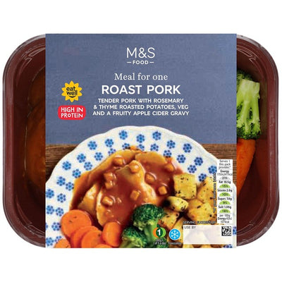 M&S Roast Pork in Apple & Cider Gravy Ready Meal 390g
