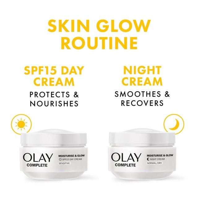 Olay day cream sensitive SPF 15 50ml, imported from the UK