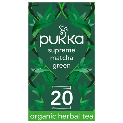 M&S Pukka Organic Supreme Matcha Green Herbal Tea Bags x20- Buy online at McGrocer