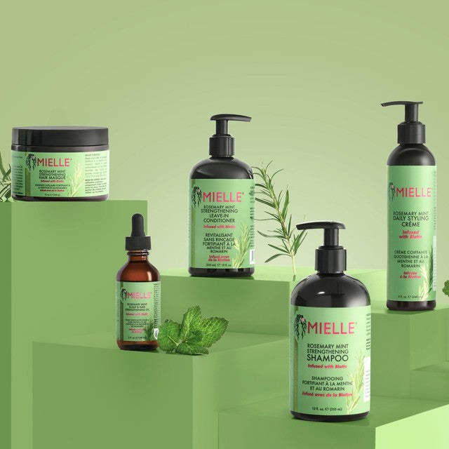 Mielle Rosemary Mint Strengthening Shampoo 355ml, imported from the UK