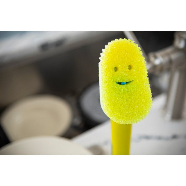 Scrub Daddy yellow dishwand dish brush (British brand)