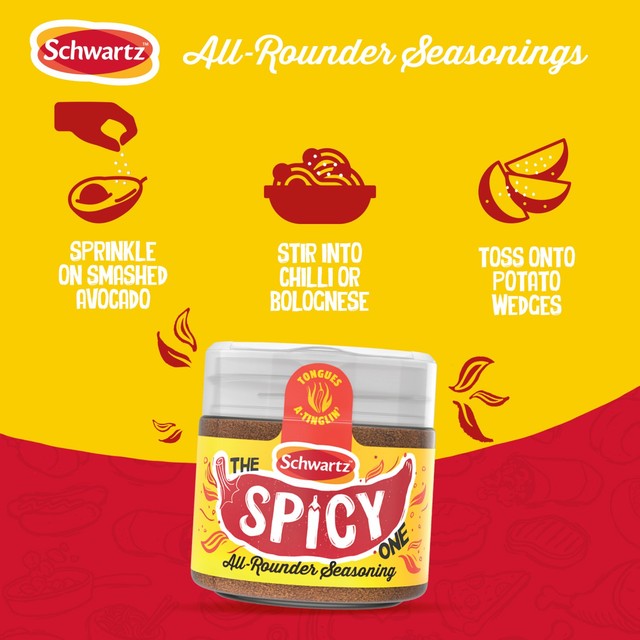 Schwartz All Rounder Spicy Seasoning 100g (British brand)