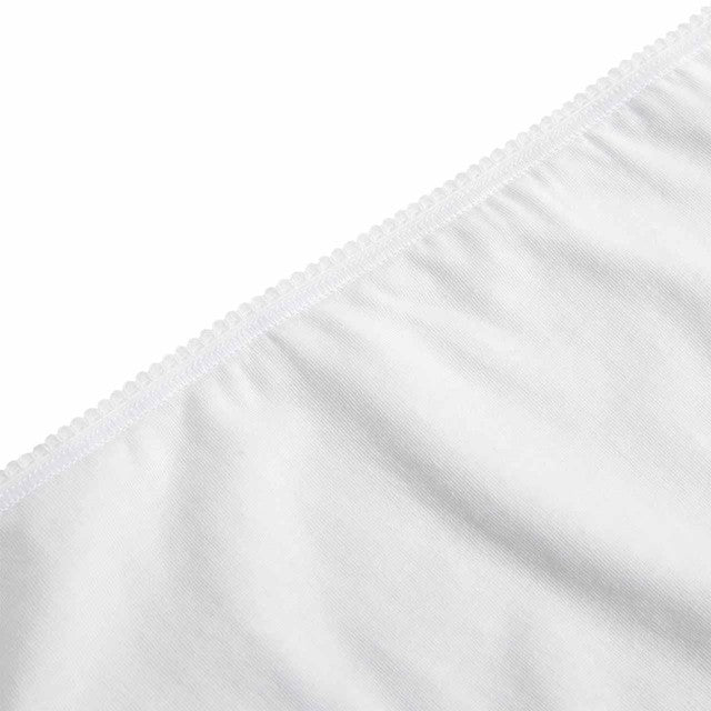 M&S cotton bikini knickers white size 8, imported from the UK