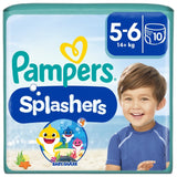 Pampers Splashers disposable swim nappies size 5-6 (14+kg), imported from the UK