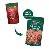 Natures Menu Country Hunter Beef wet dog food 6 x 150g pouches, imported from the UK