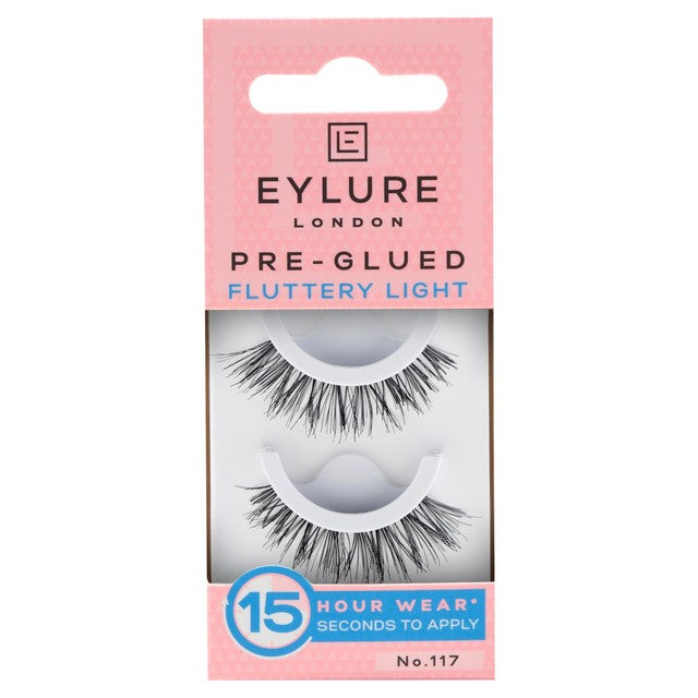 Eylure Pre-Glued Texture 117 false eyelashes - British product