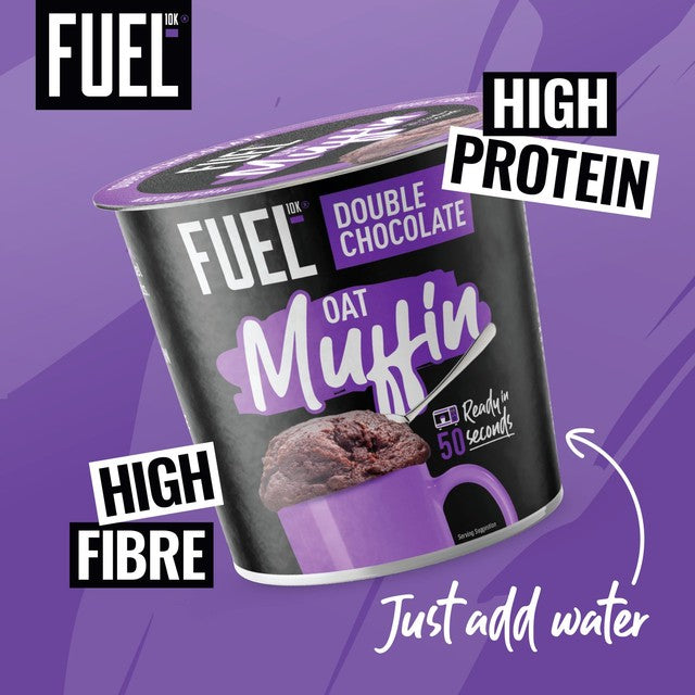 FUEL10K chocolate oat muffin protein snack pot 52g - British product