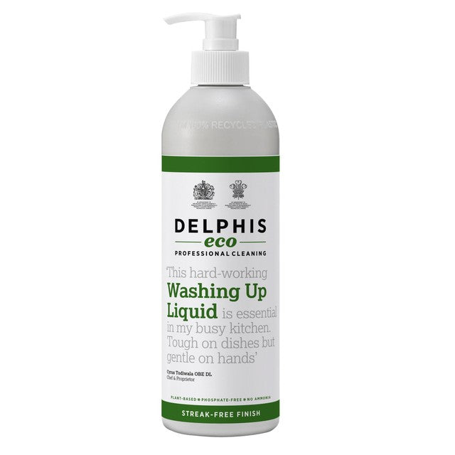 Delphis Eco plant-based washing up liquid 500ml - British product