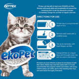 Pettex EkoPet lightweight non-clumping cat litter 20L - British product