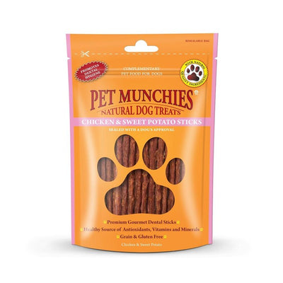 M&S Pet Munchies Chicken & Sweet Potato Dog Treats 90g- Buy online at McGrocer