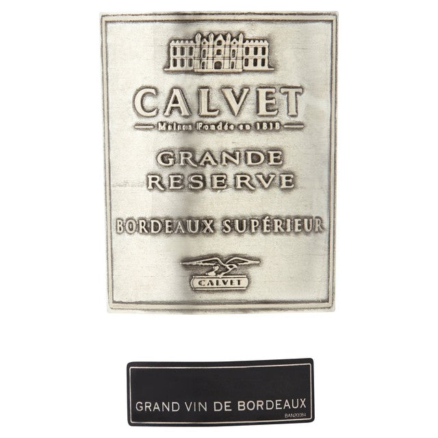 Calvet red wine Bordeaux Superieur 75cl - British product